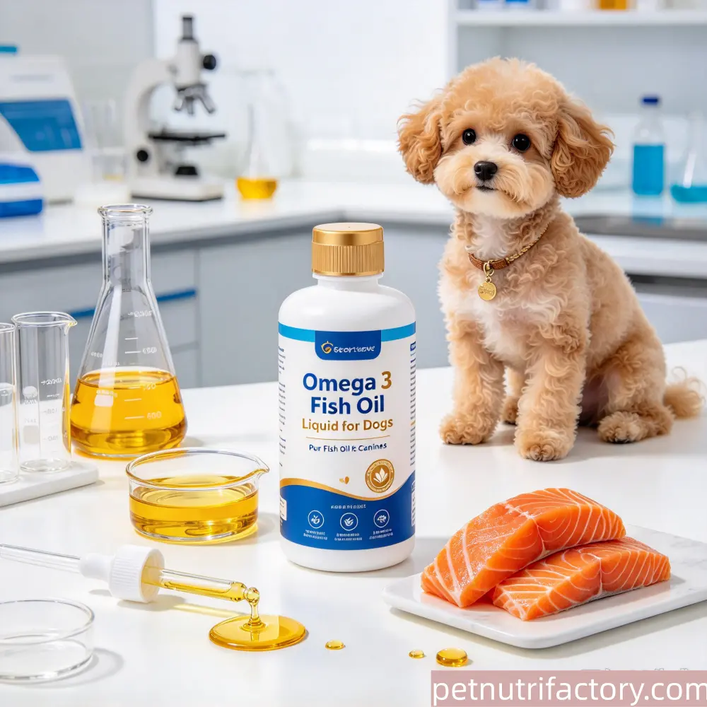 Aceite líquido de pescado con Omega 3 para perros Specification 3